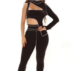 NWT Fashion Nova Curve 2pcs Legging set